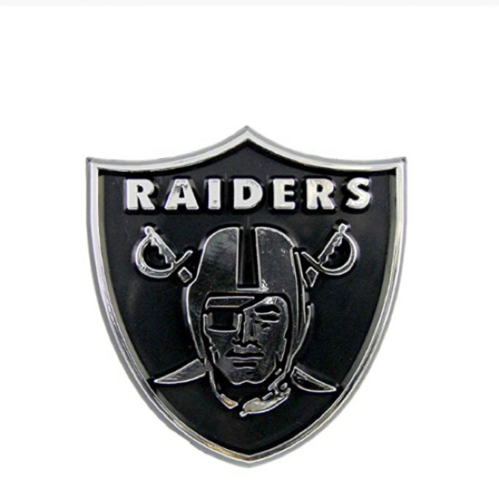 Las Vegas Raiders Chrome Automobile Emblem